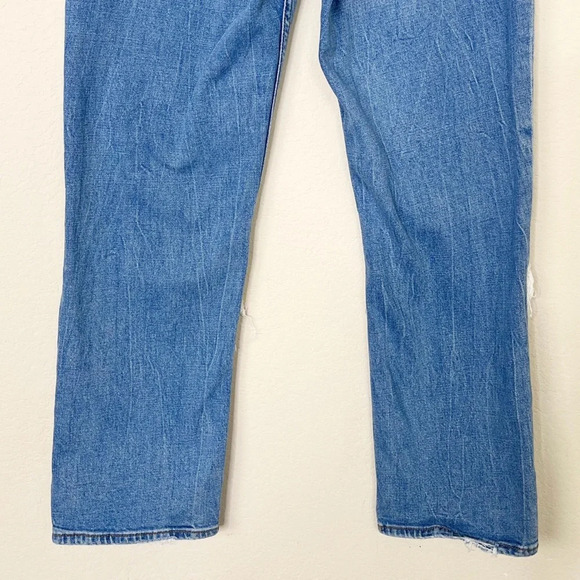 Abercrombie & Fitch The Ankle Straight Ultra
High Rise Jeans 27 / 4R Distressed - Picture 8 of 12